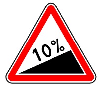 Знак 1.14. Крутой подъем